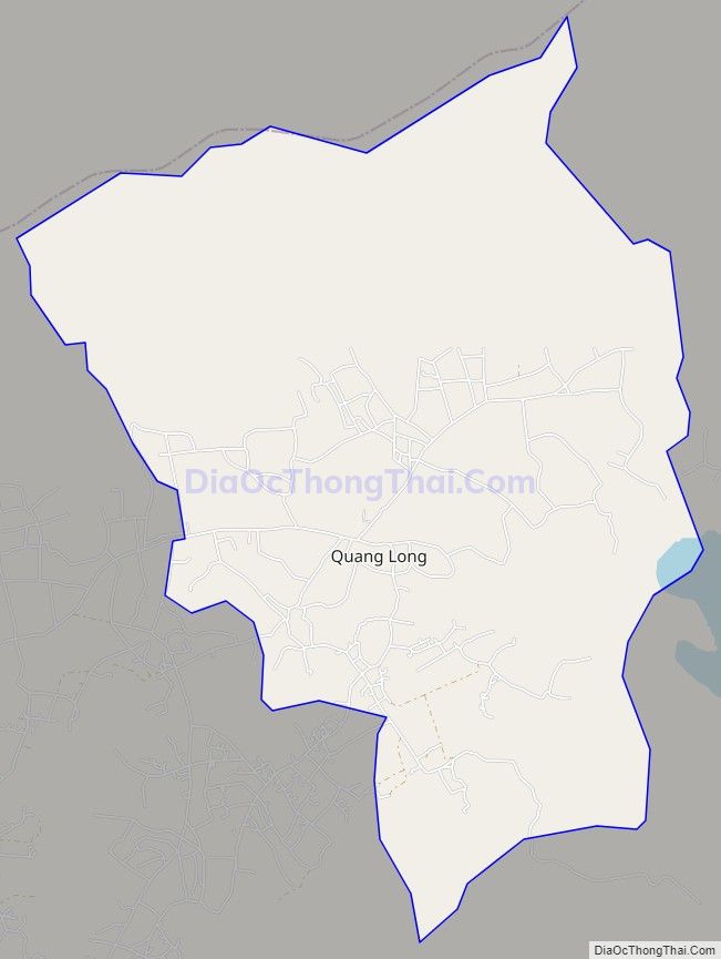 Bản đồ giao thông xã Quang Thành, huyện Yên Thành