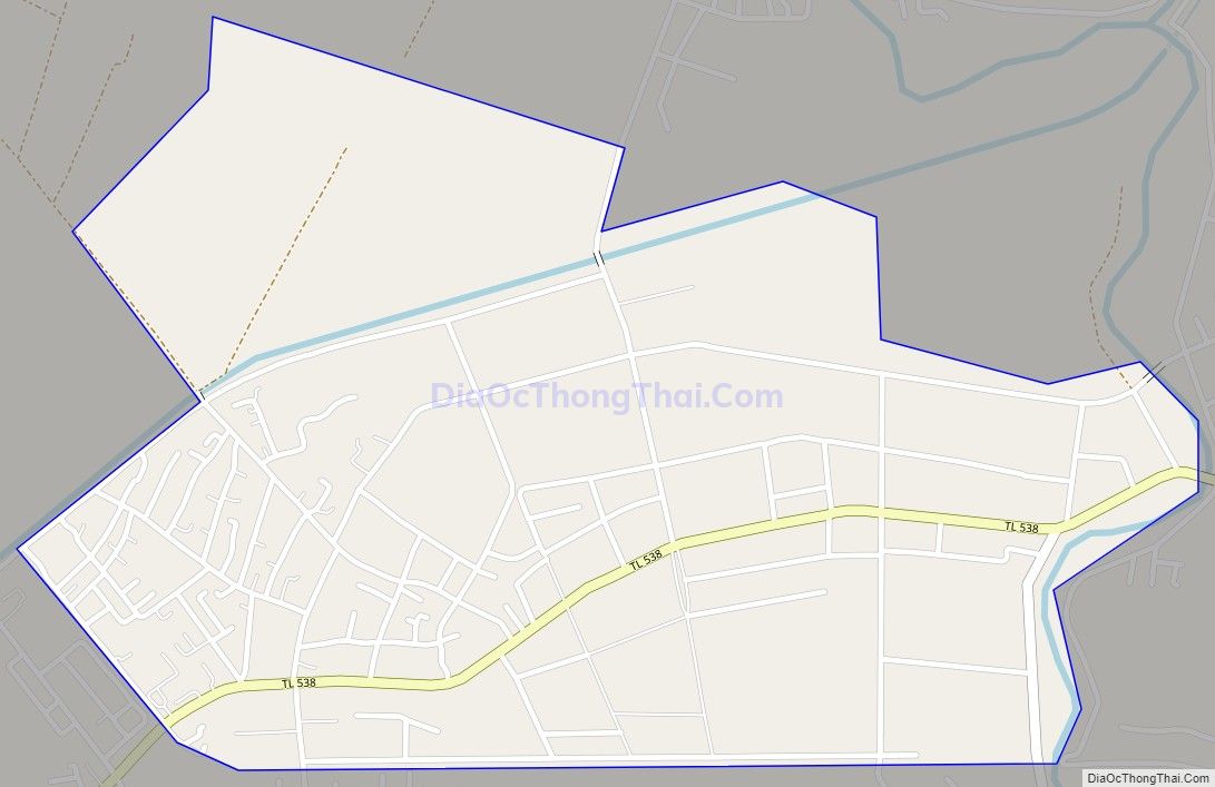 Bản đồ giao thông Thị trấn Yên Thành, huyện Yên Thành