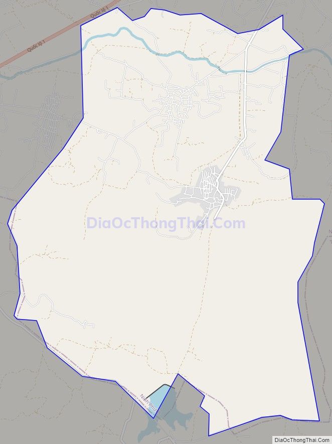 Bản đồ giao thông xã Phước Hải, huyện Ninh Phước