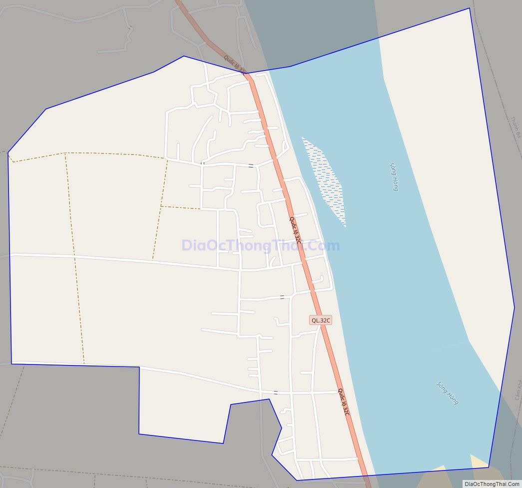 Bản đồ giao thông xã Cát Trù (cũ), huyện Cẩm Khê