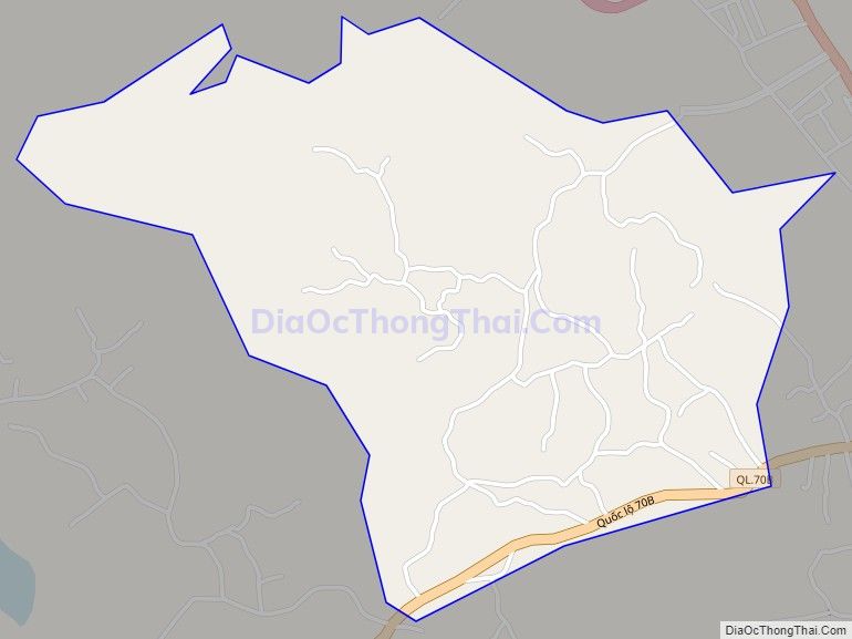 Bản đồ giao thông xã Thanh Nga (cũ), huyện Cẩm Khê