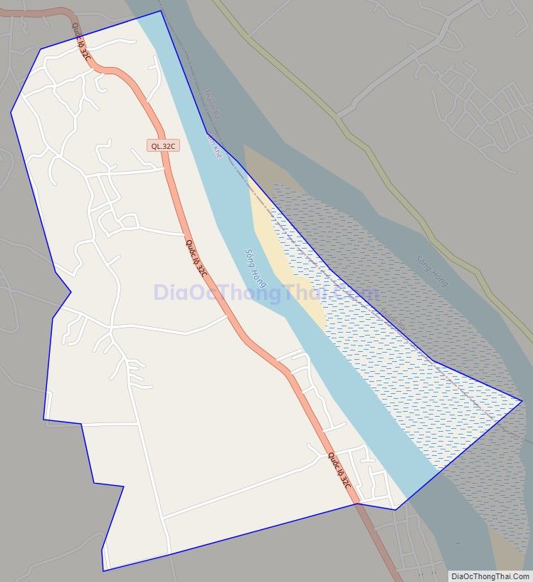 Bản đồ giao thông xã Tình Cương (cũ), huyện Cẩm Khê