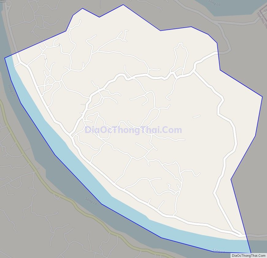 Bản đồ giao thông xã Đại Nghĩa (cũ), huyện Đoan Hùng