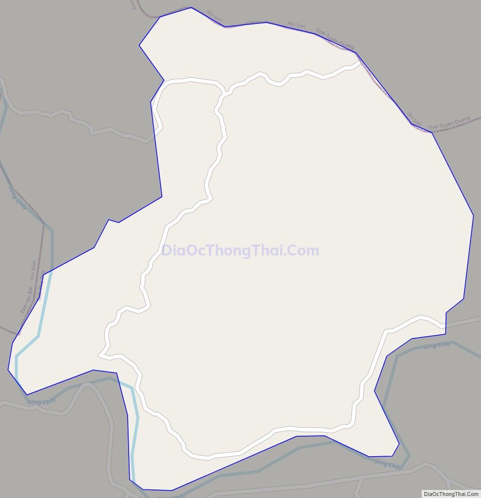 Bản đồ giao thông xã Nghinh Xuyên (cũ), huyện Đoan Hùng