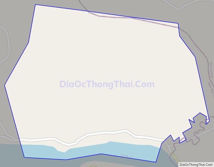 Bản đồ giao thông xã Phú Thứ (cũ), huyện Đoan Hùng