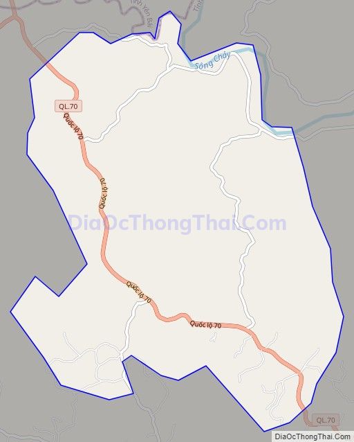 Bản đồ giao thông xã Quế Lâm (cũ), huyện Đoan Hùng