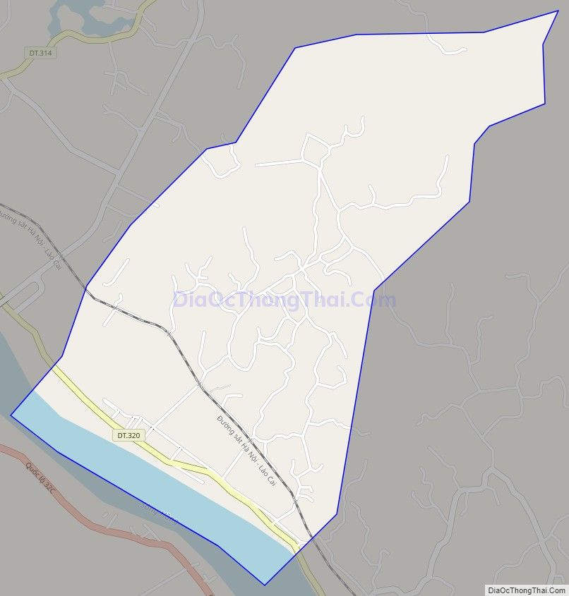 Bản đồ giao thông xã Minh Hạc, huyện Hạ Hòa