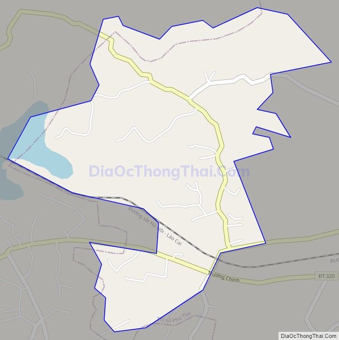 Bản đồ giao thông phường Thanh Vinh, thị xã Phú Thọ