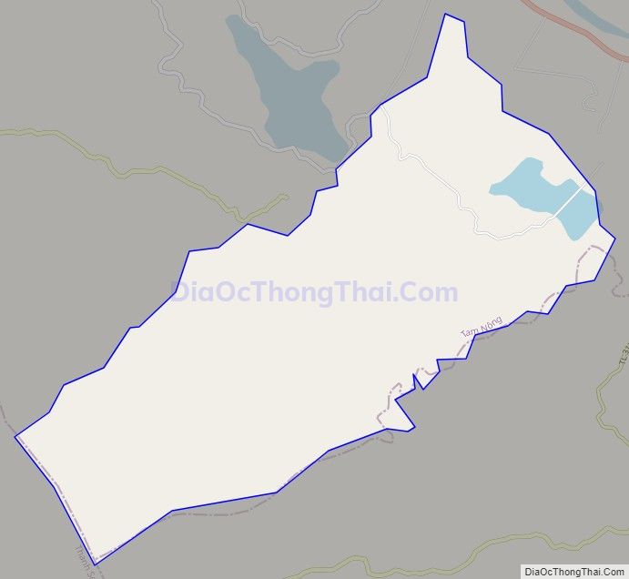 Bản đồ giao thông xã Dị Nậu, huyện Tam Nông