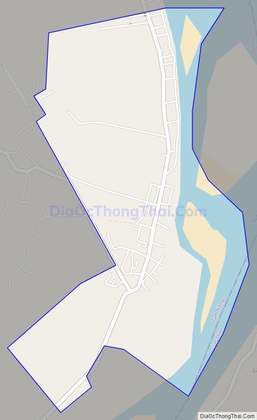 Bản đồ giao thông xã Tam Cường (cũ), huyện Tam Nông
