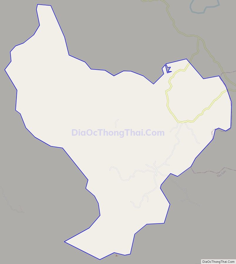Bản đồ giao thông xã Long Cốc, huyện Tân Sơn