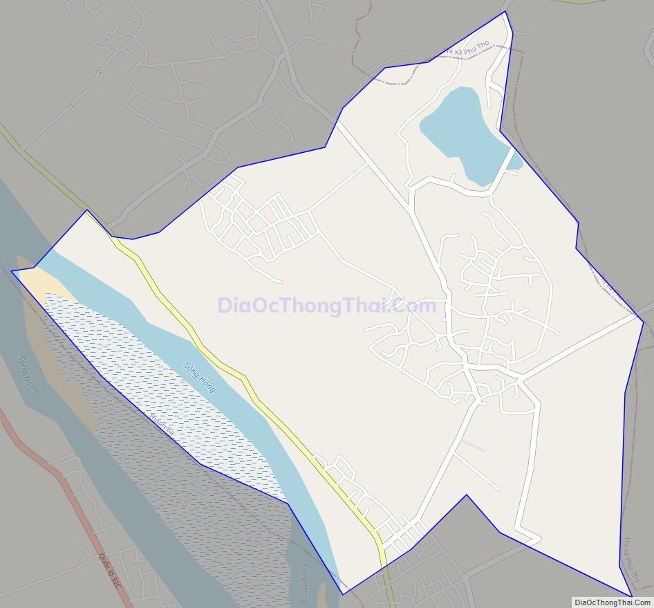 Bản đồ giao thông xã Đỗ Sơn, huyện Thanh Ba
