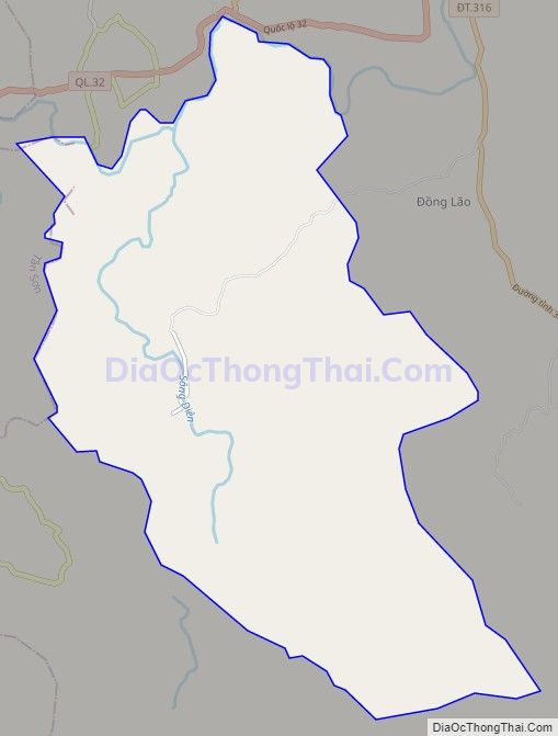 Bản đồ giao thông xã Võ Miếu, huyện Thanh Sơn