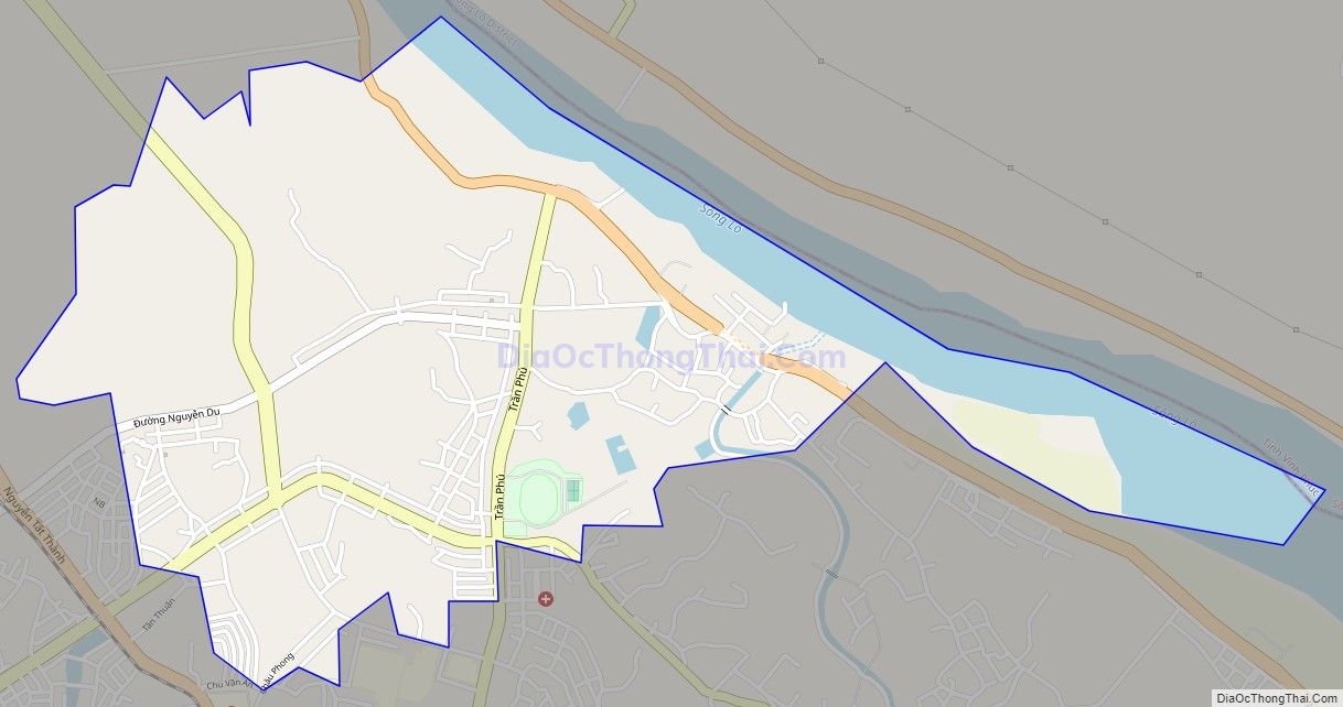 Bản đồ giao thông phường Dữu Lâu, thành phố Việt Trì