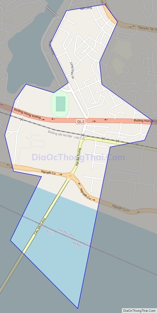Bản đồ giao thông phường Thọ Sơn, thành phố Việt Trì