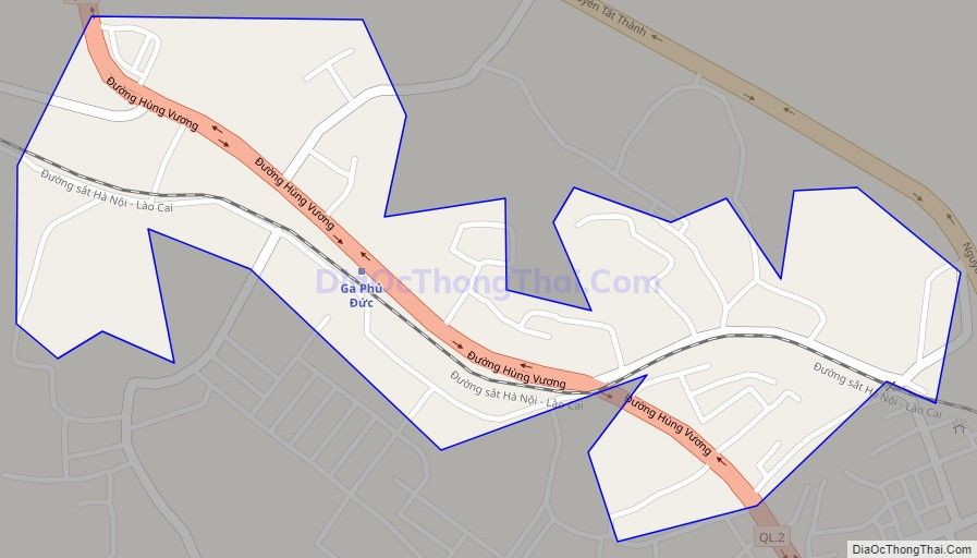 Bản đồ giao thông phường Vân Cơ, thành phố Việt Trì
