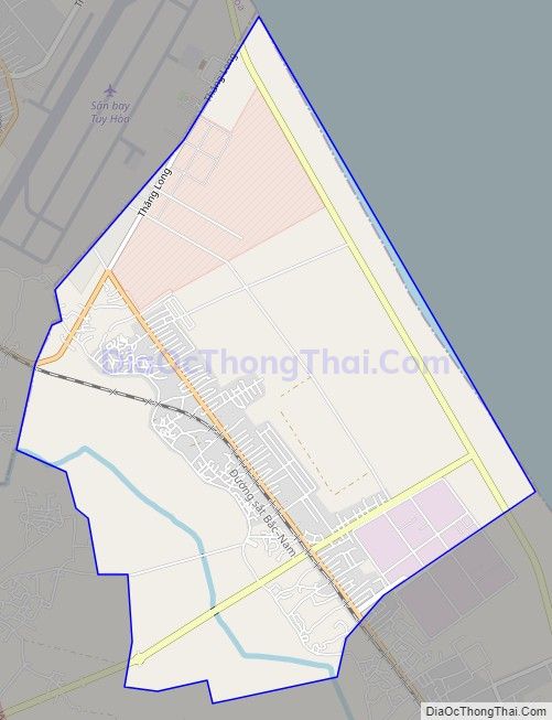 Bản đồ giao thông xã Hòa Hiệp Bắc (cũ), huyện Đông Hòa