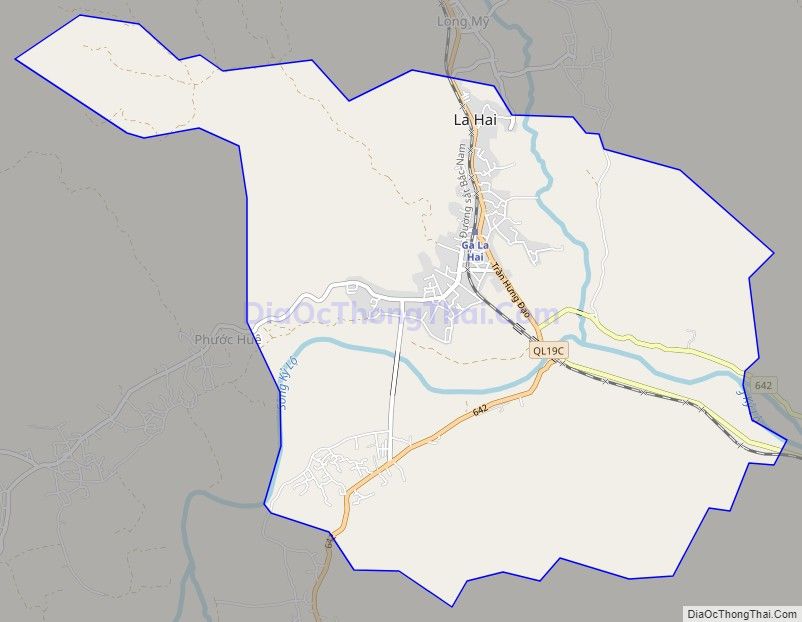 Bản đồ giao thông Thị trấn La Hai, huyện Đồng Xuân