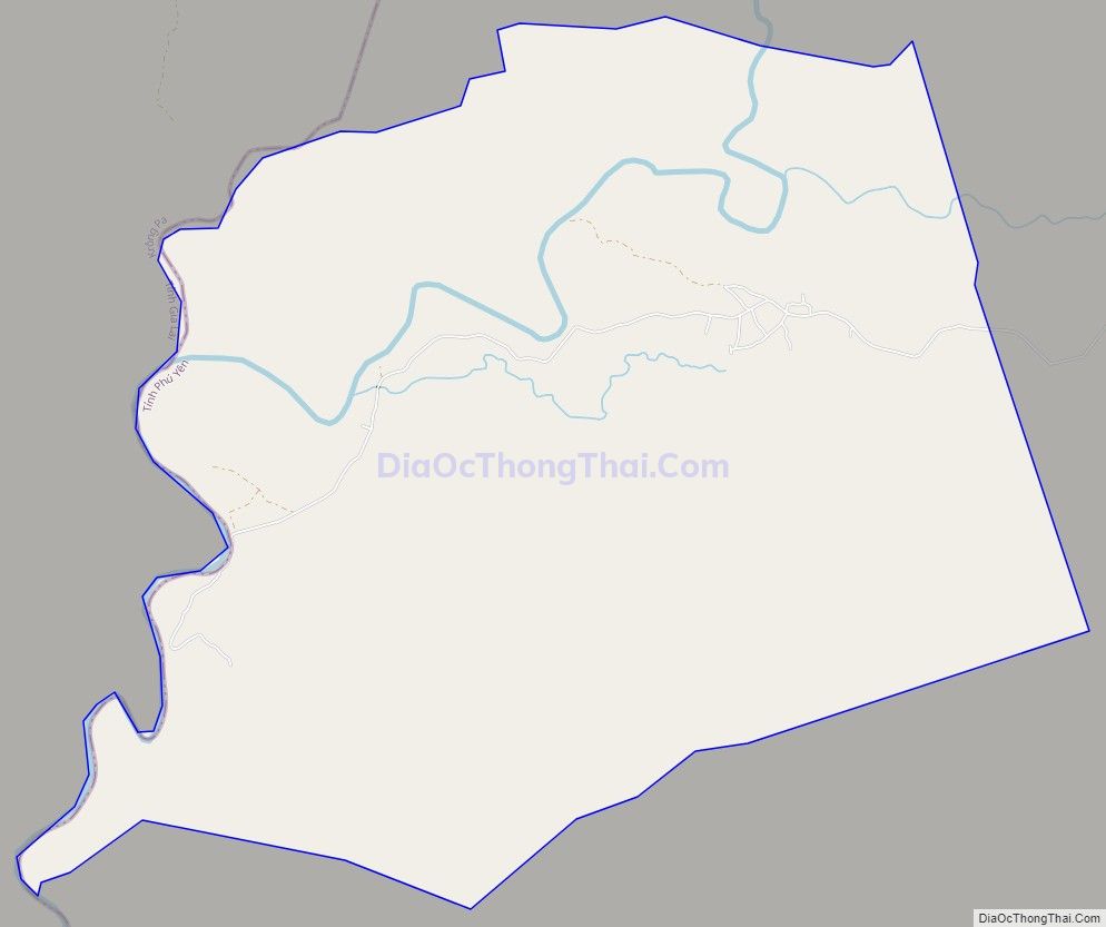 Bản đồ giao thông xã Cà Lúi, huyện Sơn Hòa