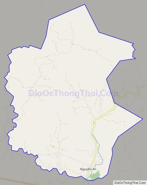 Bản đồ giao thông xã Sơn Nguyên, huyện Sơn Hòa