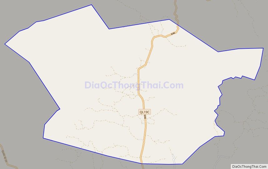 Bản đồ giao thông xã Sơn Phước, huyện Sơn Hòa