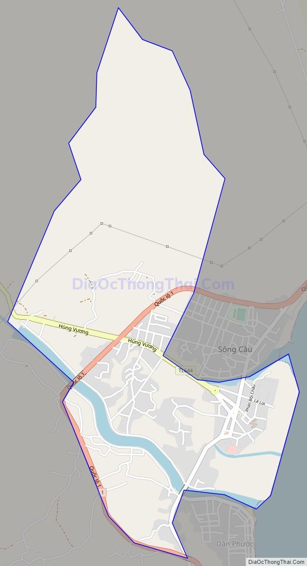 Bản đồ giao thông phường Xuân Phú, thị xã Sông Cầu