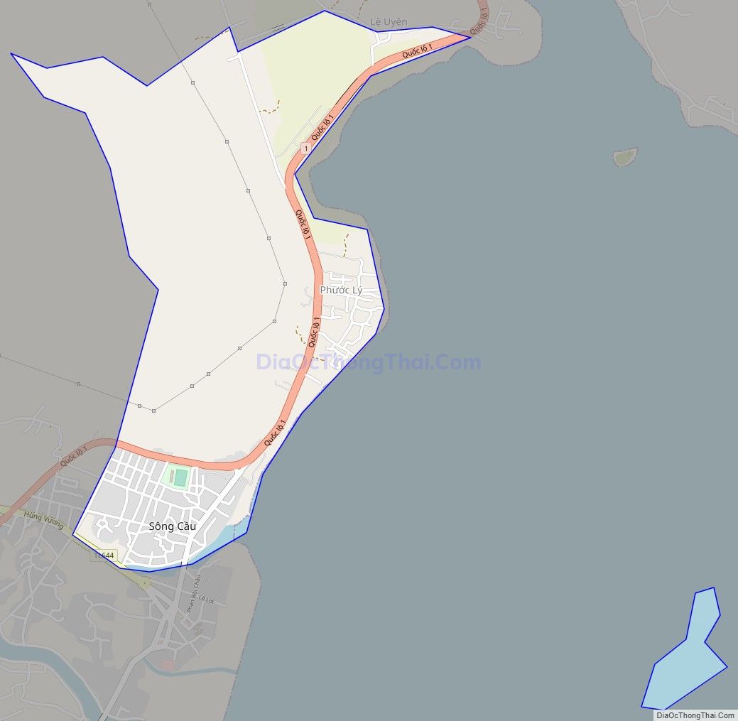Bản đồ giao thông phường Xuân Yên, thị xã Sông Cầu