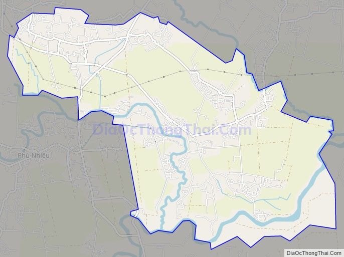 Bản đồ giao thông xã Hòa Đồng, huyện Tây Hòa