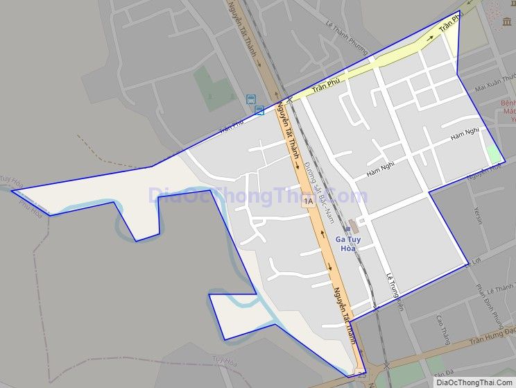 Bản đồ giao thông Phường 2, thành phố Tuy Hòa