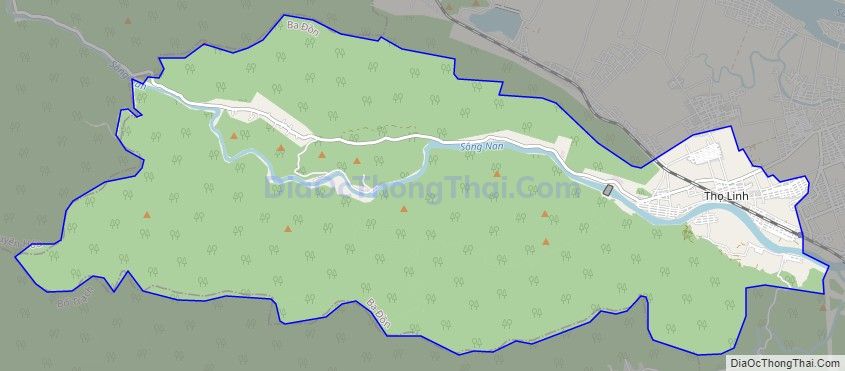 Bản đồ giao thông xã Quảng Sơn, thị xã Ba Đồn