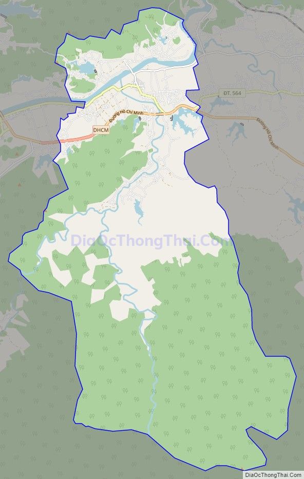 Bản đồ giao thông xã Hưng Trạch, huyện Bố Trạch