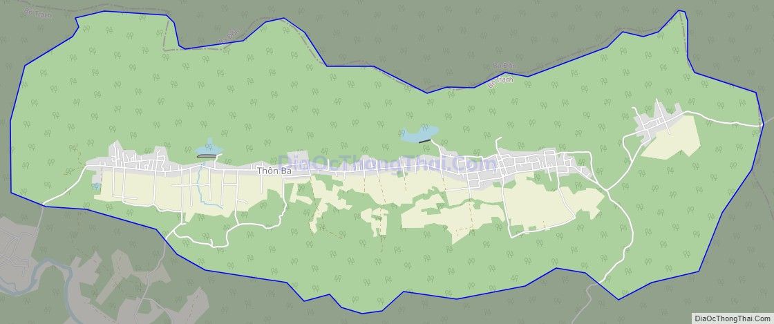 Bản đồ giao thông xã Lâm Trạch, huyện Bố Trạch