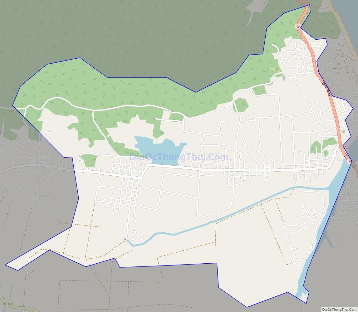 Bản đồ giao thông xã Phú Trạch (cũ), huyện Bố Trạch