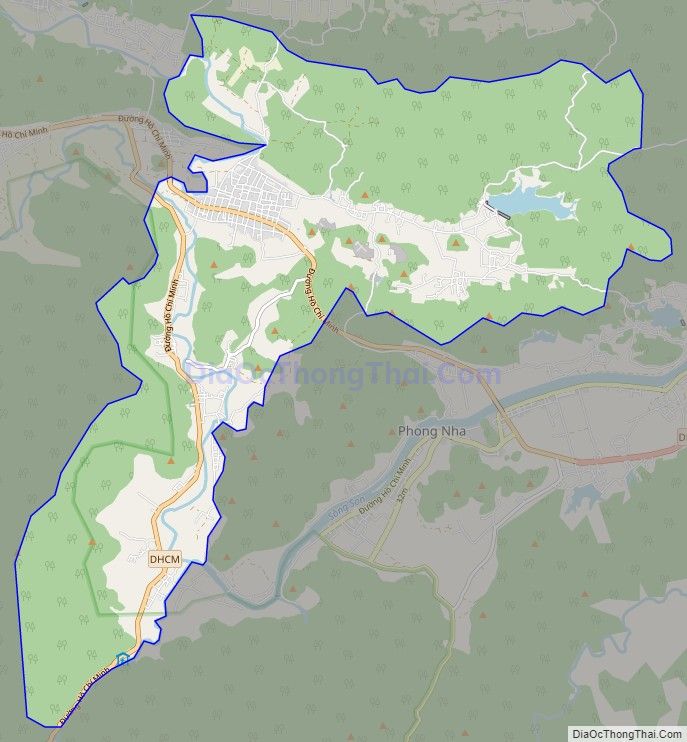 Bản đồ giao thông xã Phúc Trạch, huyện Bố Trạch