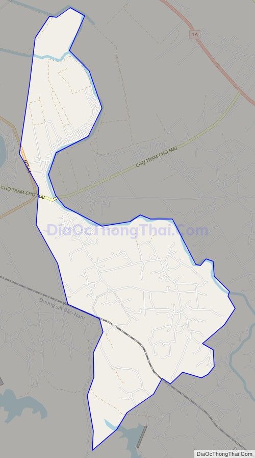 Bản đồ giao thông xã Dương Thủy, huyện Lệ Thủy