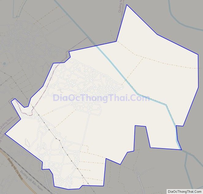 Bản đồ giao thông xã Hoa Thủy, huyện Lệ Thủy