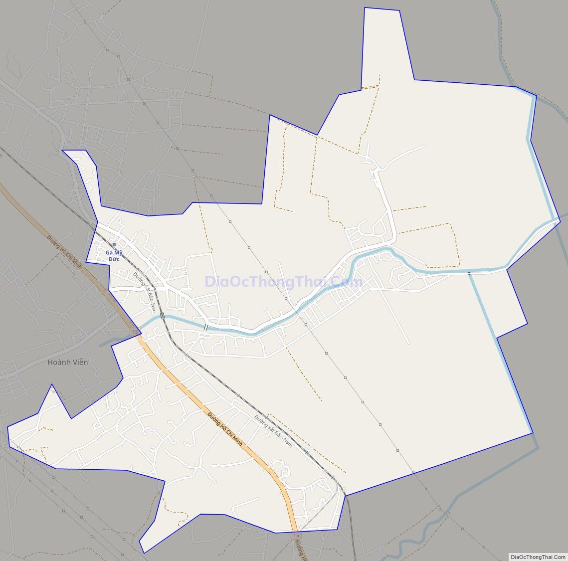 Bản đồ giao thông xã Sơn Thủy, huyện Lệ Thủy