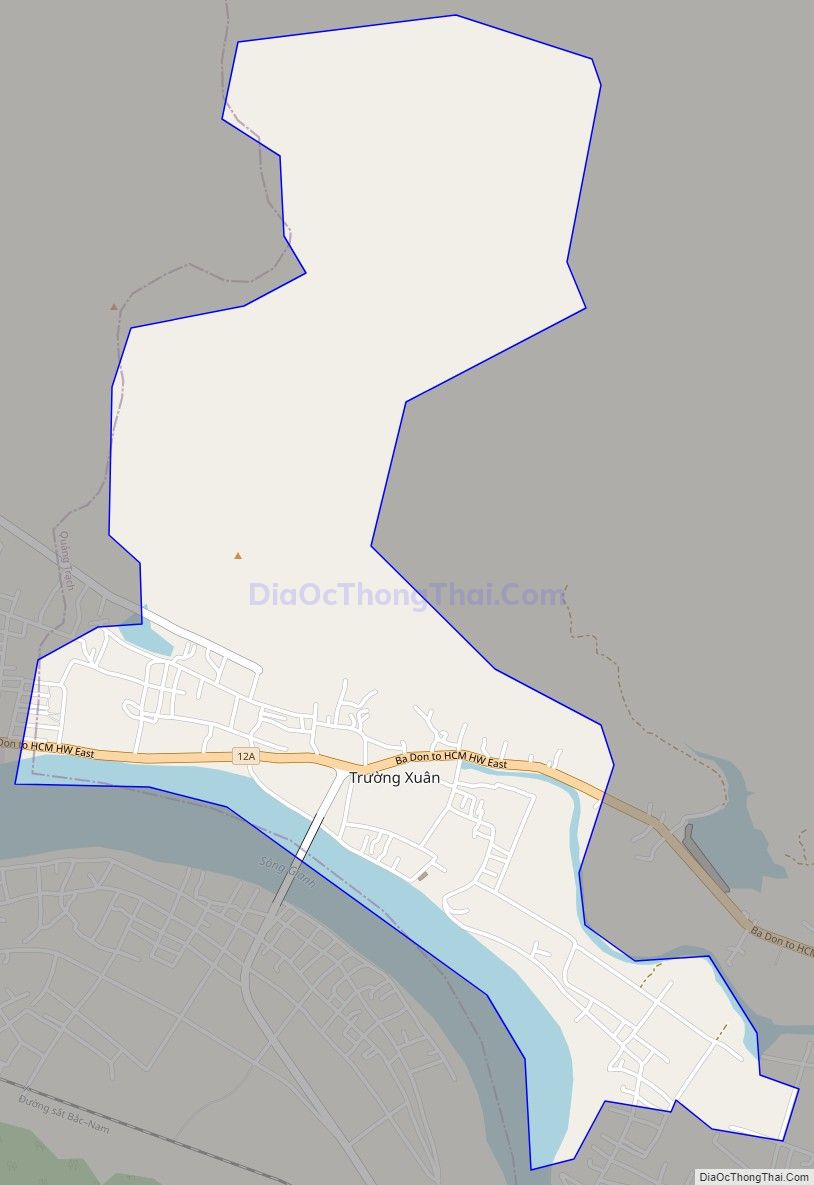 Bản đồ giao thông xã Cảnh Hóa, huyện Quảng Trạch