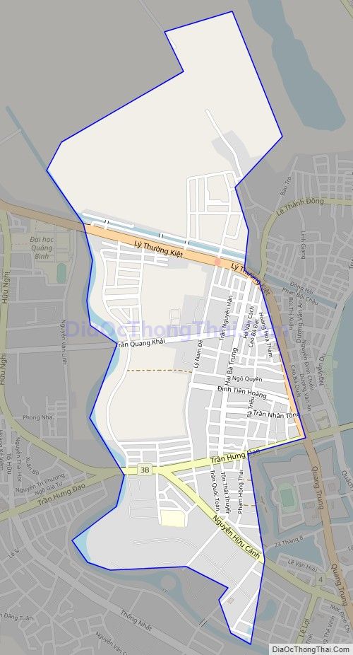 Bản đồ giao thông phường Đồng Phú, thành phố Đồng Hới