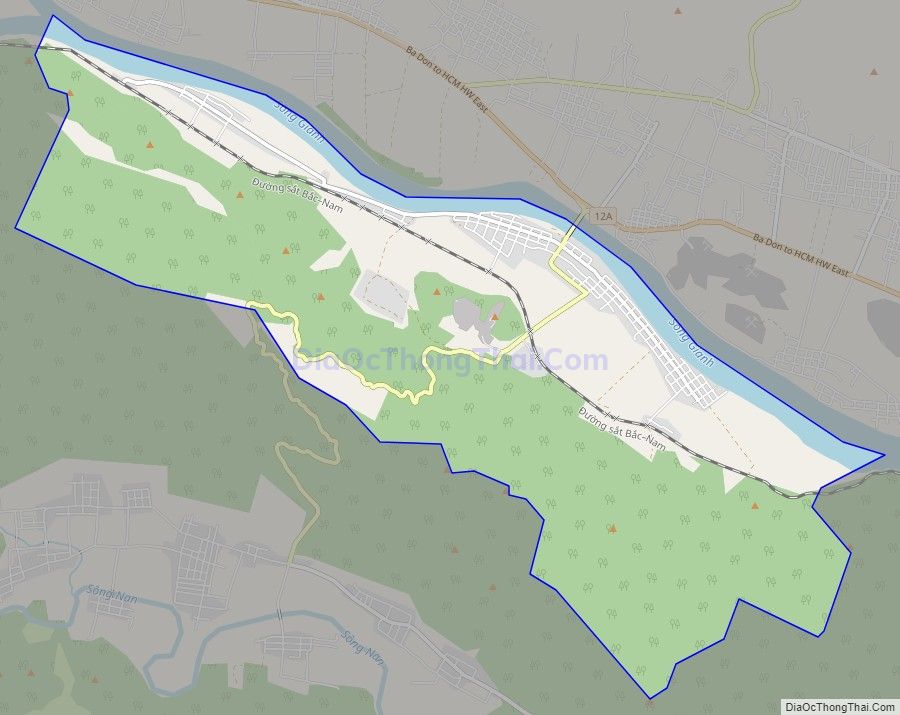 Bản đồ giao thông xã Châu Hóa, huyện Tuyên Hóa