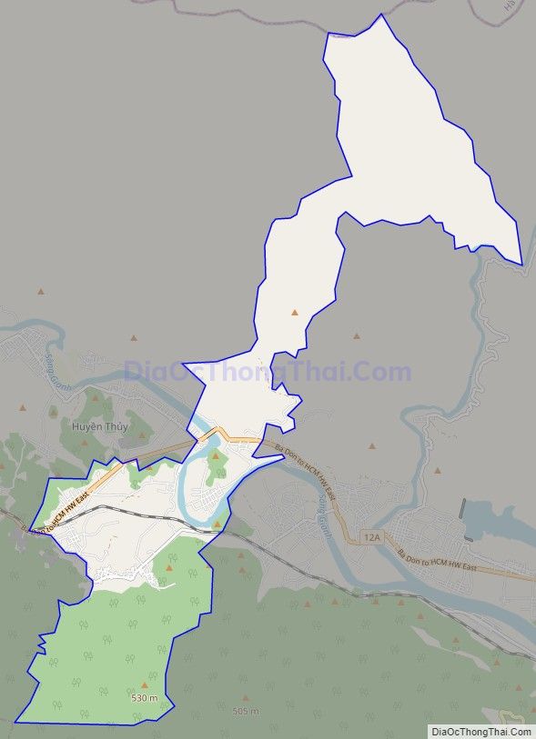 Bản đồ giao thông xã Đức Hóa, huyện Tuyên Hóa
