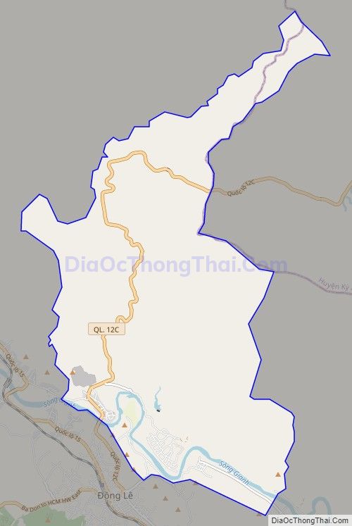 Bản đồ giao thông xã Thuận Hóa, huyện Tuyên Hóa