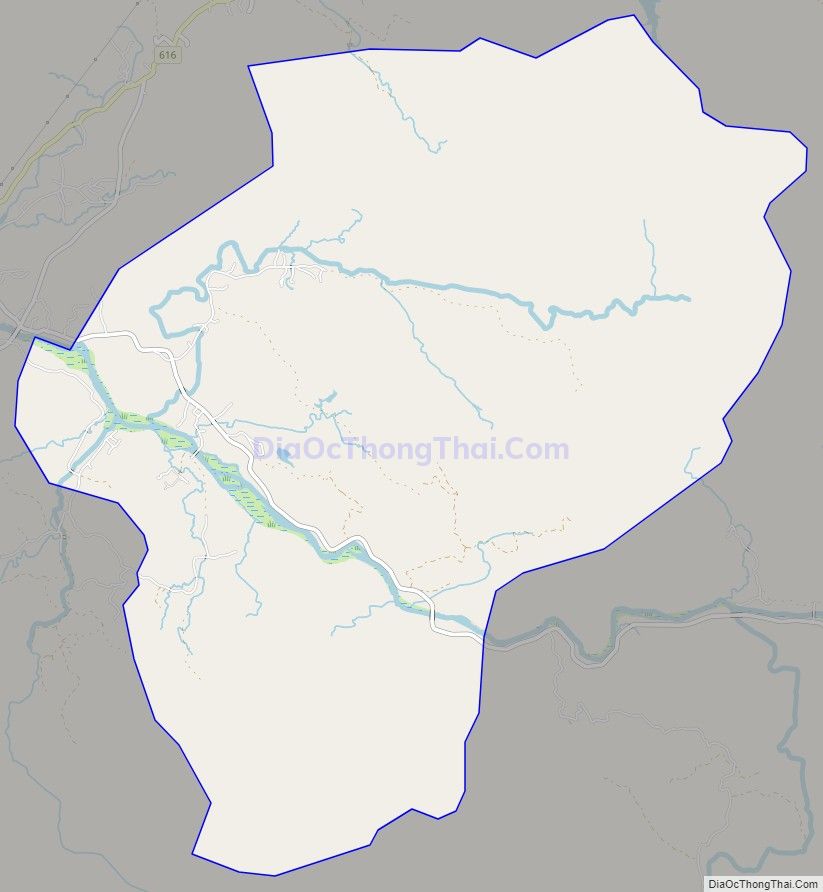 Bản đồ giao thông xã Trà Giang, huyện Bắc Trà My