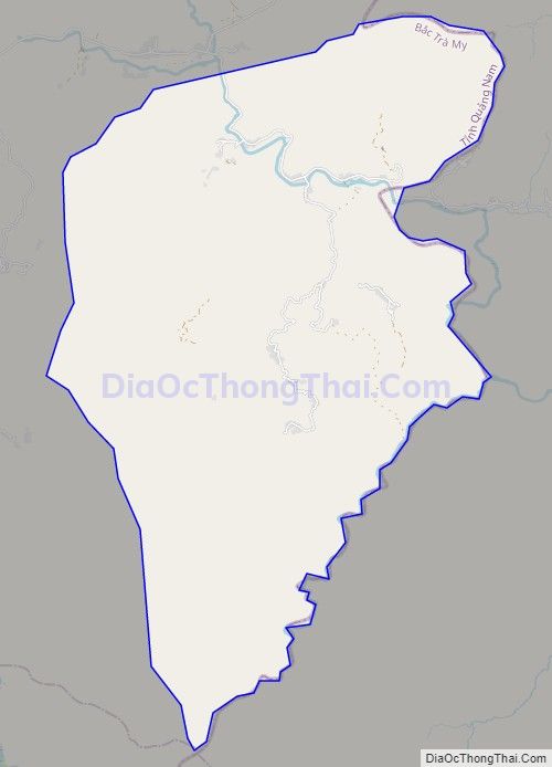 Bản đồ giao thông xã Trà Ka, huyện Bắc Trà My