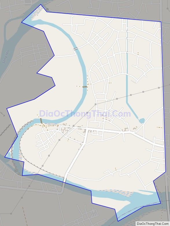 Bản đồ giao thông xã Đại An, huyện Đại Lộc