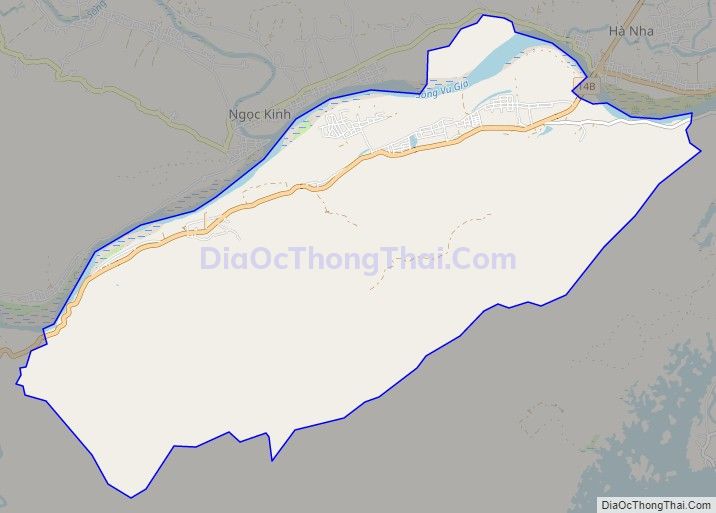 Bản đồ giao thông xã Đại Hồng, huyện Đại Lộc