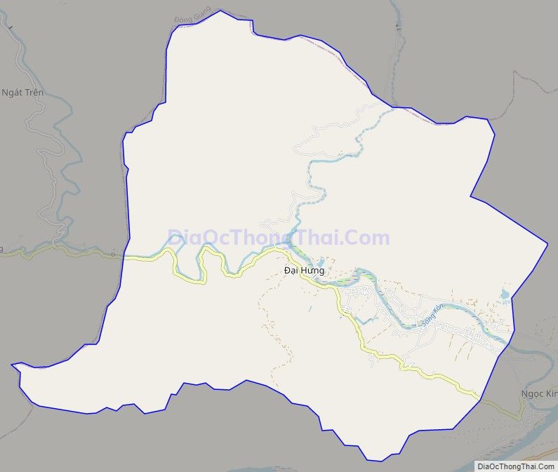 Bản đồ giao thông xã Đại Hưng, huyện Đại Lộc