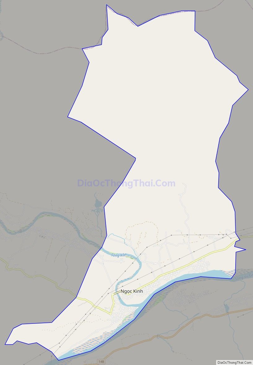 Bản đồ giao thông xã Đại Lãnh, huyện Đại Lộc