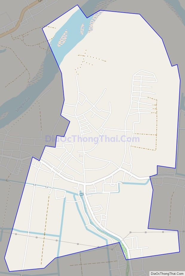 Bản đồ giao thông xã Đại Minh, huyện Đại Lộc