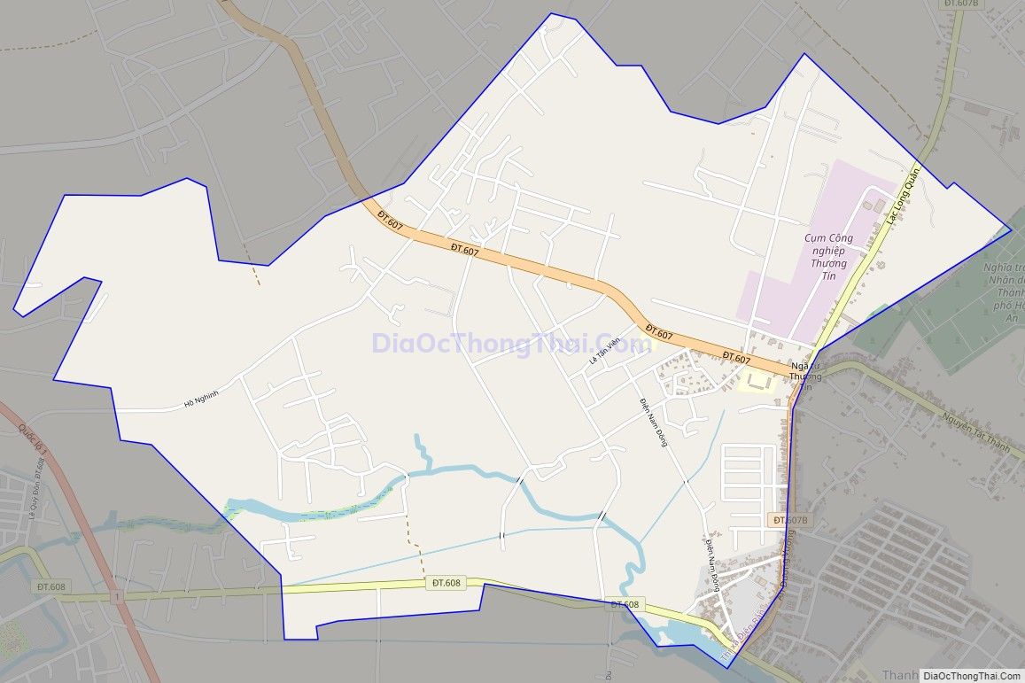 Bản đồ giao thông phường Điện Nam Đông, thị xã Điện Bàn